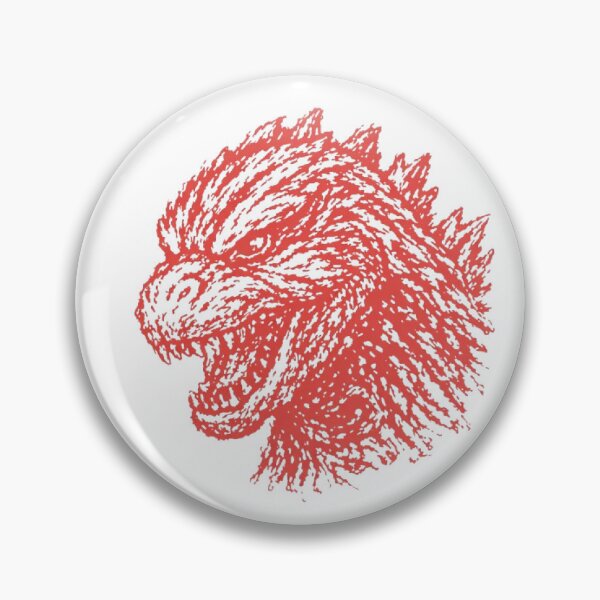 Item preview, Godzilla Head designed and sold by FLATVAC STICKER.