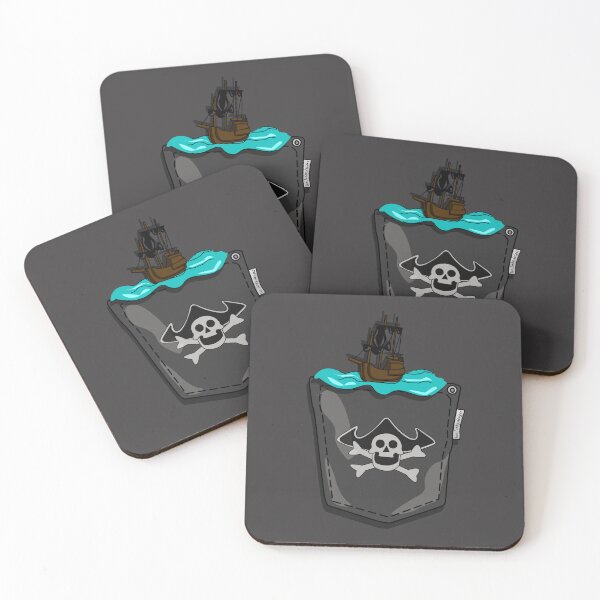 Item preview, Pocket Pirate Ship | Adventure Awaits Pocket Design designed and sold by Fun Funky Designs.