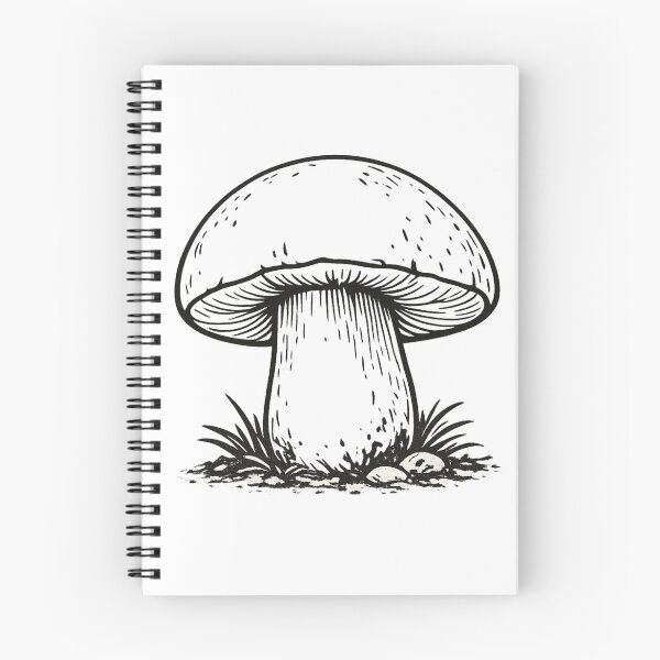 Item preview, Minimalist Porcini Mushroom Line Art | Modern Botanical Boletus Illustration T-Shirt & Sticker designed and sold by Baza-nowosci.