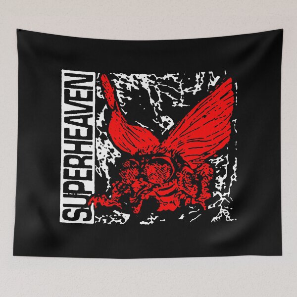 Item preview, Red Silhouette Fly Alt Rock Band designed and sold by BiskiTop.