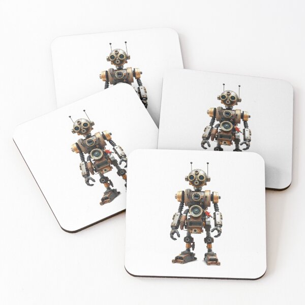 Item preview, A Robot Made From Recycled Car Parts And Scrap Met designed and sold by QuirkThreadsCo.