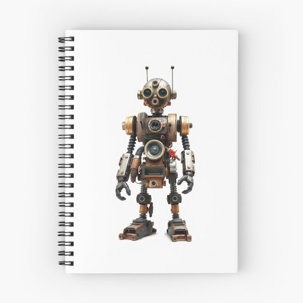 Item preview, A Robot Made From Recycled Car Parts And Scrap Met designed and sold by QuirkThreadsCo.