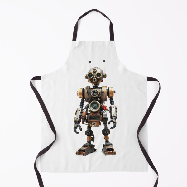 Item preview, A Robot Made From Recycled Car Parts And Scrap Met designed and sold by QuirkThreadsCo.