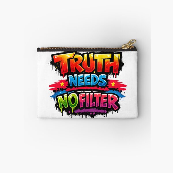 Item preview, TRUTH NEEDS NO FILTER – Colorful Street Art Typography designed and sold by UrbanStatic.