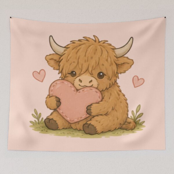 Item preview, Highland Cow Hugs designed and sold by MellowMunchkins.