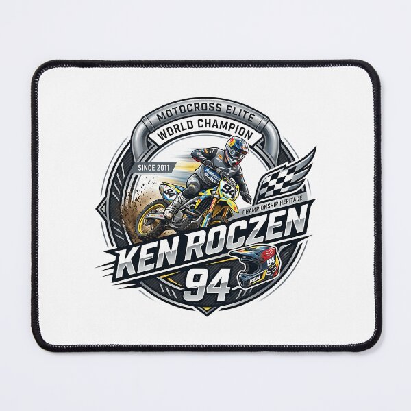 Item preview, Ken Roczen 94 Vintage Motocross Racing Legend Badge designed and sold by mdicotos.