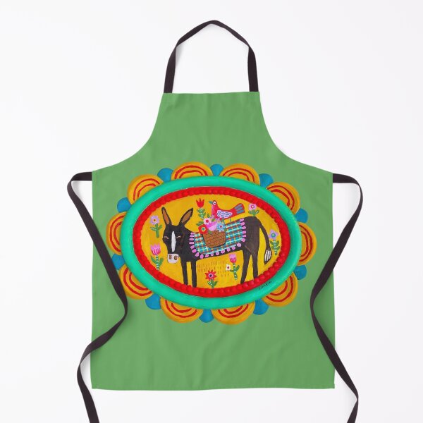 Item preview, Folk Art Donkey Floral designed and sold by LOVEYOUMO.