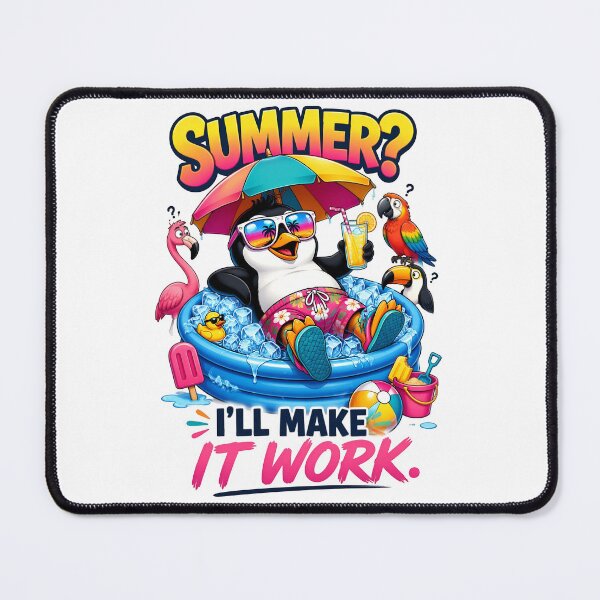 Item preview, Summer Penguin Cooling Off designed and sold by Sovereign Supply Co..