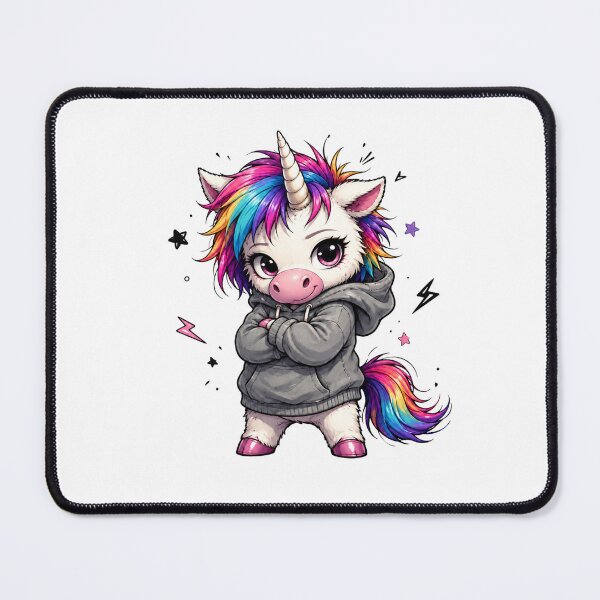 Item preview, Small Cute Dangerous Unicorn German Quote designed and sold by Tinosshop.