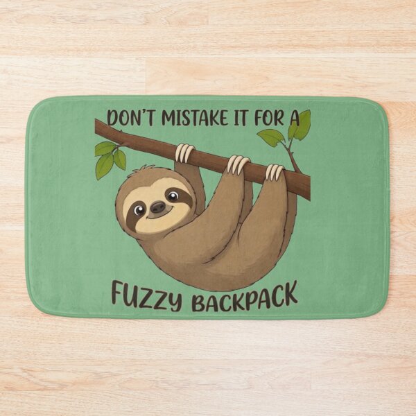 Item preview, Cute Sloth Hanging - Funny Animal Quote Not A Fuzzy Backpack designed and sold by Clean Print Goods.