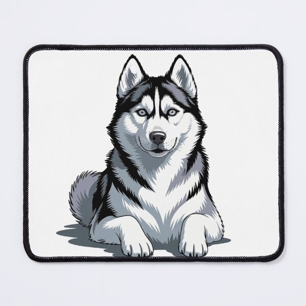Item preview, Majestic Siberian Husky Dog Illustration designed and sold by Antony004.