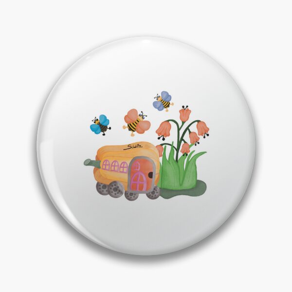 Item preview, Pumpkin Bee Wagon designed and sold by CatiaStudioArt.
