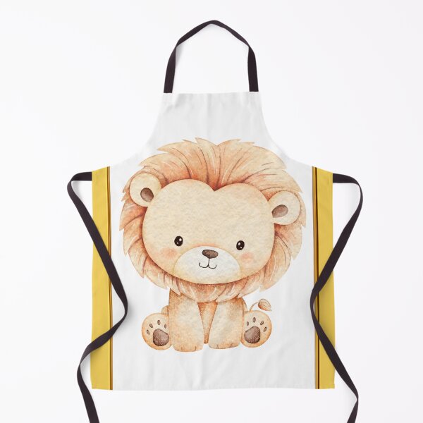 Item preview, Cute Lion in Frame Yellow/Gold designed and sold by TeeGeeTees.