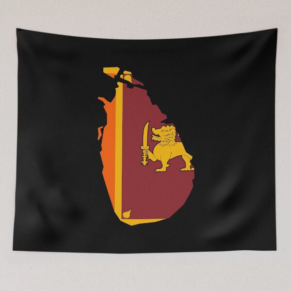Item preview, Sri Lanka Shaped Flag LK designed and sold by shitpostee.