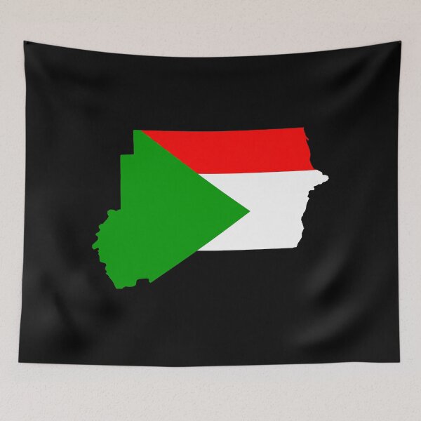 Item preview, Sudan Shaped Flag SD designed and sold by shitpostee.