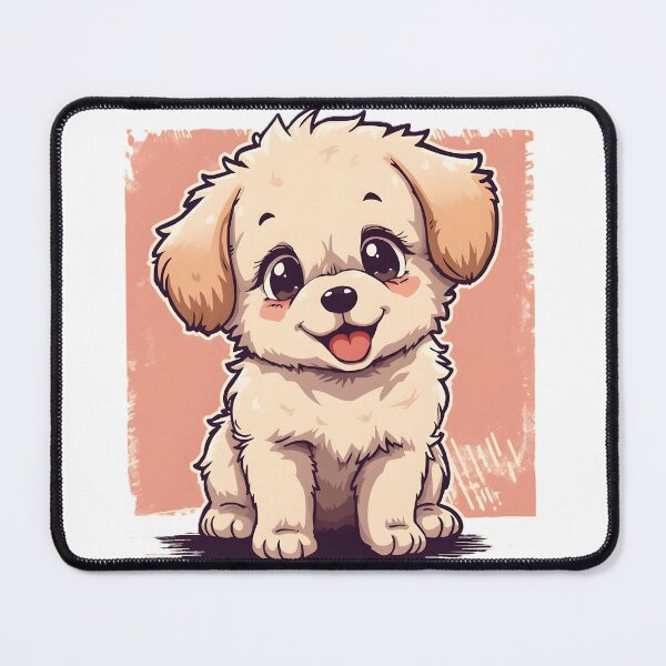 Item preview, Cute Kawaii Puppy Sticker | Adorable Cartoon Dog Illustration designed and sold by dreamz-world.