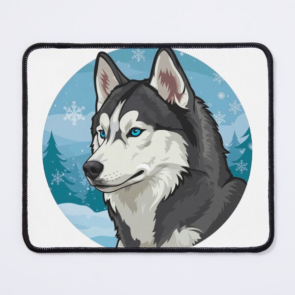 Item preview, Majestic Siberian Husky Winter Portrait designed and sold by Antony004.