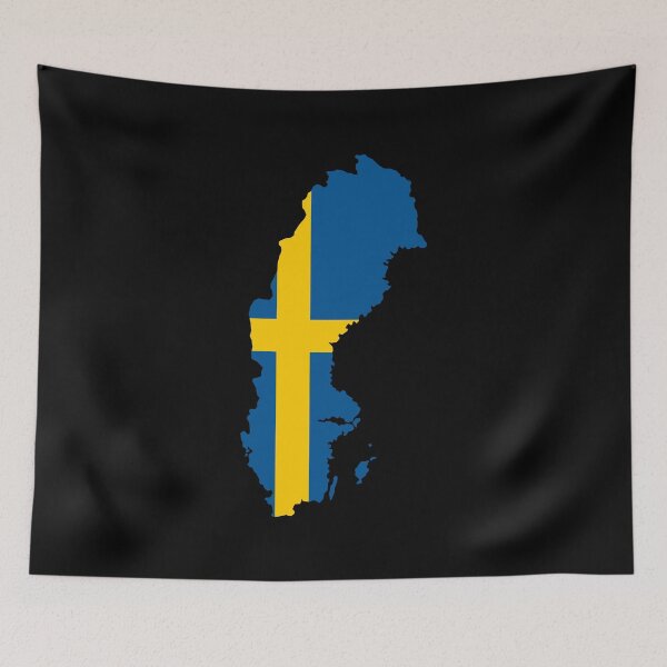 Item preview, Sweden Shaped Flag SE designed and sold by shitpostee.