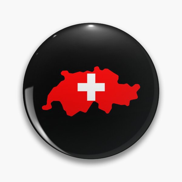 Item preview, Switzerland Shaped Flag CH designed and sold by shitpostee.