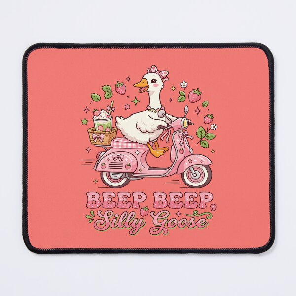 Item preview, Beep Beep Silly Goose Strawberry Scooter designed and sold by AvivaCreative.