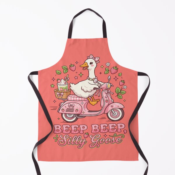 Item preview, Beep Beep Silly Goose Strawberry Scooter designed and sold by AvivaCreative.