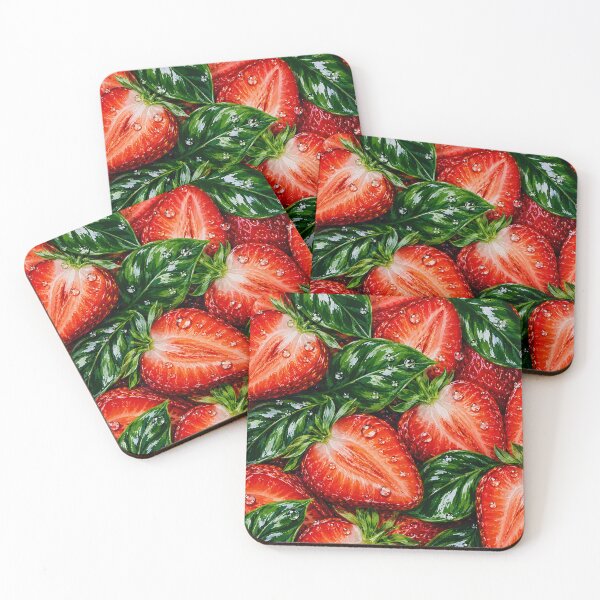 Item preview, Fresh Strawberry Fruit Pattern designed and sold by DjFreeq.