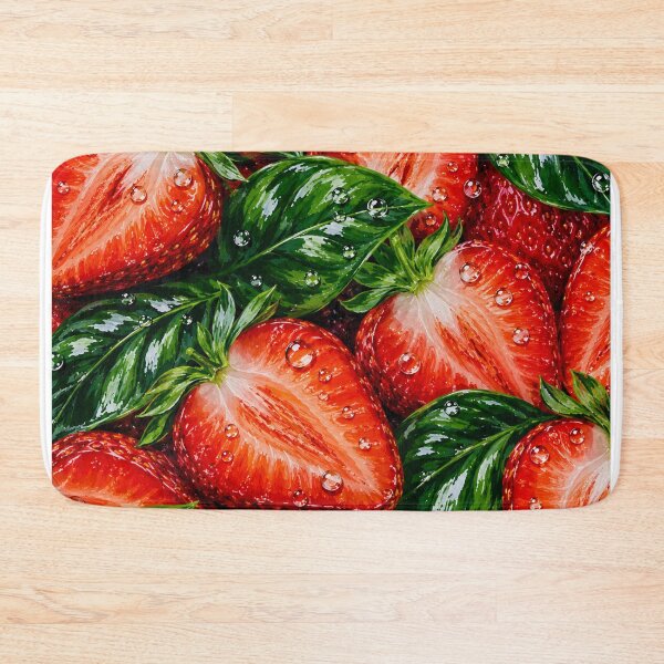 Item preview, Fresh Strawberry Fruit Pattern designed and sold by DjFreeq.