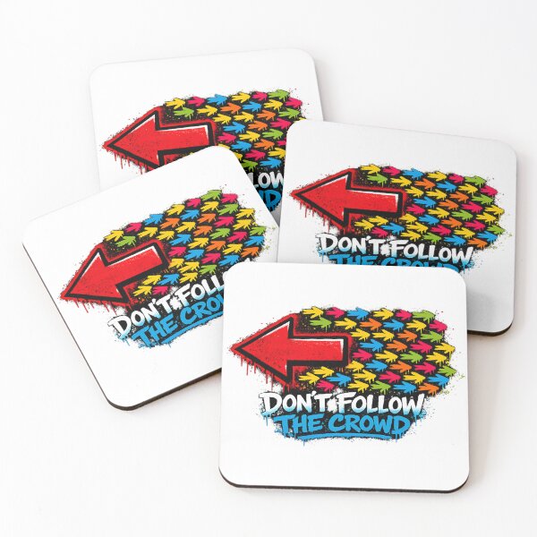Item preview, DON’T FOLLOW THE CROWD street art designed and sold by UrbanStatic.