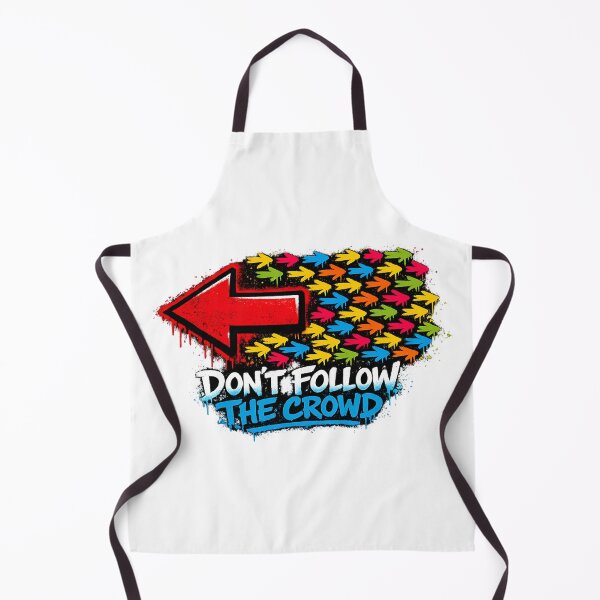 Item preview, DON’T FOLLOW THE CROWD street art designed and sold by UrbanStatic.
