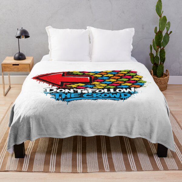 Item preview, DON’T FOLLOW THE CROWD street art designed and sold by UrbanStatic.