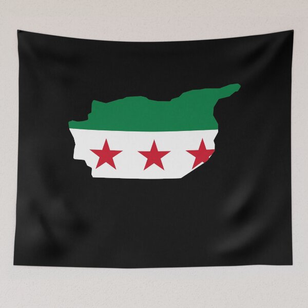 Item preview, Syria Shaped Flag SY designed and sold by shitpostee.