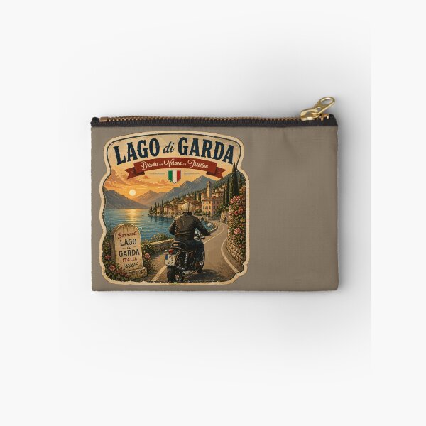 Item preview, Lago di Garda, Lake Garda Italy Motorcycle Sticker TShirt 06 designed and sold by OuterShellUK.