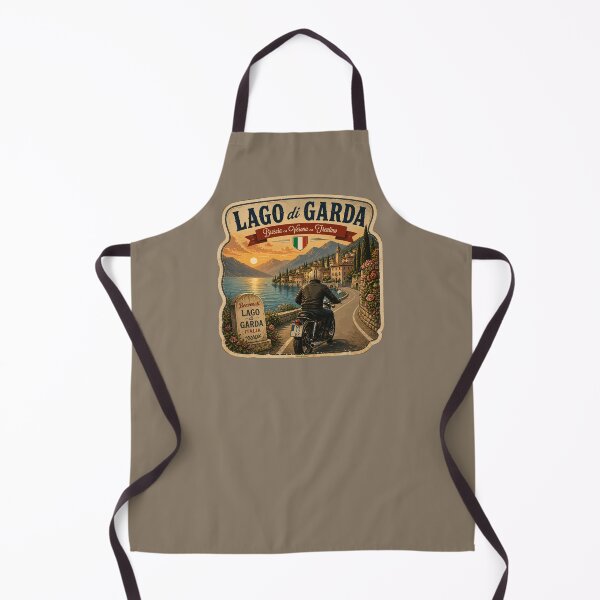 Item preview, Lago di Garda, Lake Garda Italy Motorcycle Sticker TShirt 06 designed and sold by OuterShellUK.