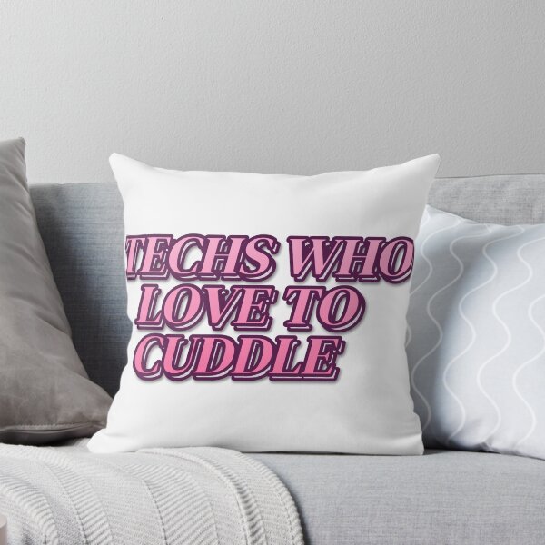 Item preview, "TECHS WHO LOVE TO CUDDLE" Retro Typography T-Shir designed and sold by QuirkThreadsCo.