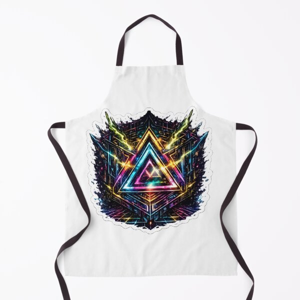 Item preview, Abstract Triple Triangle Geometry Matrix Shield Block designed and sold by RiteshCenter .