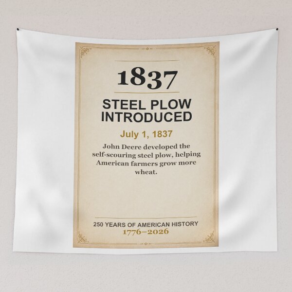 Item preview, America 250 | Steel Plow Introduced | 1837 designed and sold by ariksworld.
