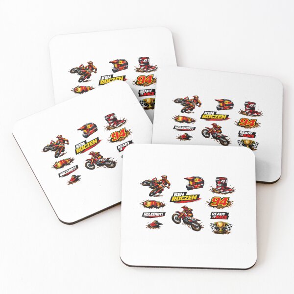 Item preview, Pegatinas de motocross inspiradas en Ken Roczen, diseño para motos de cross y supercross. designed and sold by mdicotos.