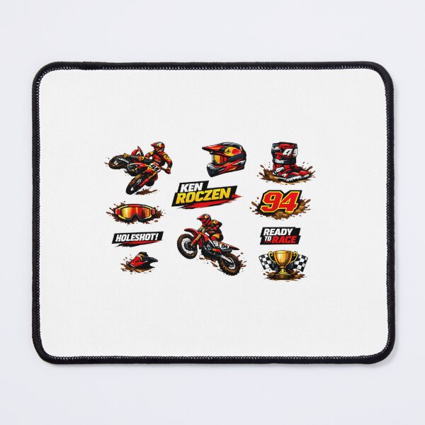 Aperçu de l'œuvre Autocollants de motocross inspirés de Ken Roczen, design pour moto tout-terrain et supercross créée et vendue par mdicotos.