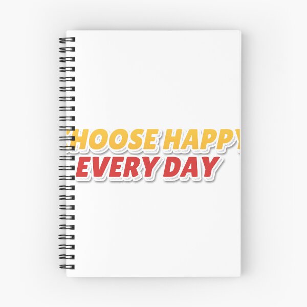 Item preview, "CHOOSE HAPPY EVERY DAY" Retro Typography Sticker designed and sold by QuirkThreadsCo.
