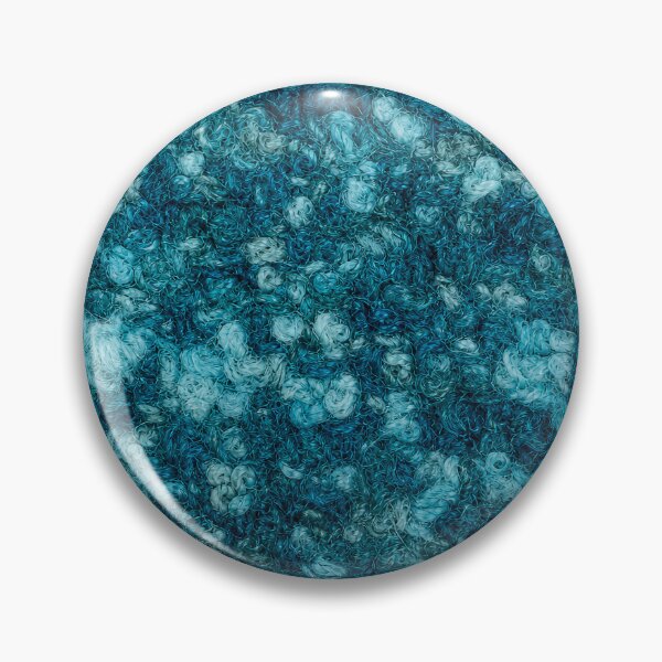 Item preview, Turquoise Cyan Boucle Textile Pattern designed and sold by frumixart.