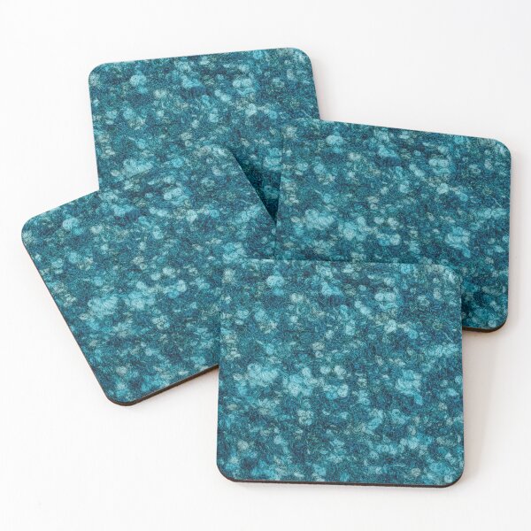 Item preview, Turquoise Cyan Boucle Textile Pattern designed and sold by frumixart.