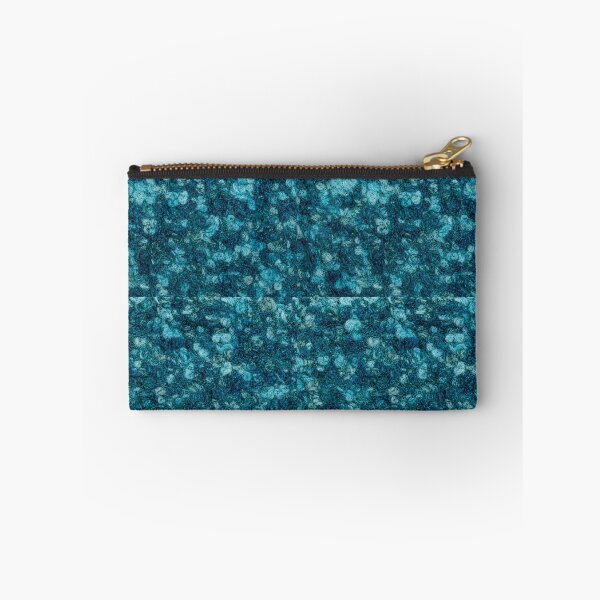 Item preview, Turquoise Cyan Boucle Textile Pattern designed and sold by frumixart.
