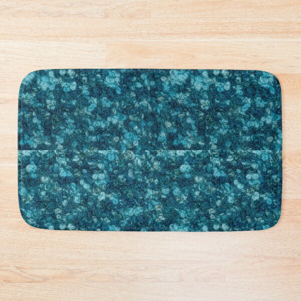 Item preview, Turquoise Cyan Boucle Textile Pattern designed and sold by frumixart.