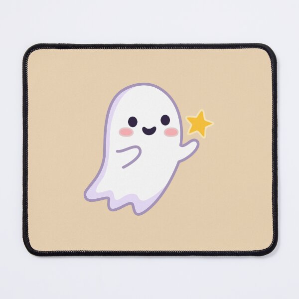 Item preview, Cute Kawaii Ghost Holding a Star | Happy Halloween Ghost Cartoon Illustration designed and sold by romyca creation_22.