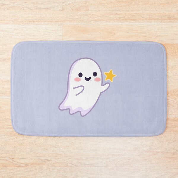 Item preview, Cute Kawaii Ghost Holding a Star | Happy Halloween Ghost Cartoon Illustration designed and sold by romyca creation_22.