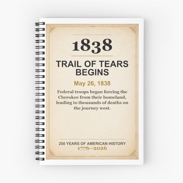 Item preview, America 250 | Trail of Tears Begins | 1838 designed and sold by ariksworld.