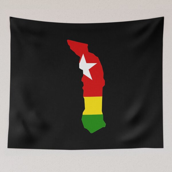 Item preview, Togo Shaped Flag TG designed and sold by shitpostee.