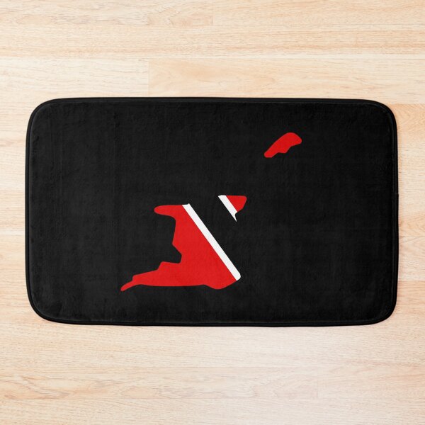 Item preview, Bandera con forma de Trinidad y Tobago TT designed and sold by shitpostee.