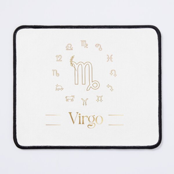 Item preview, Virgo Gold Minimal All Zodiac Signs Elegant Line Art designed and sold by Zodiac Celestial Art.