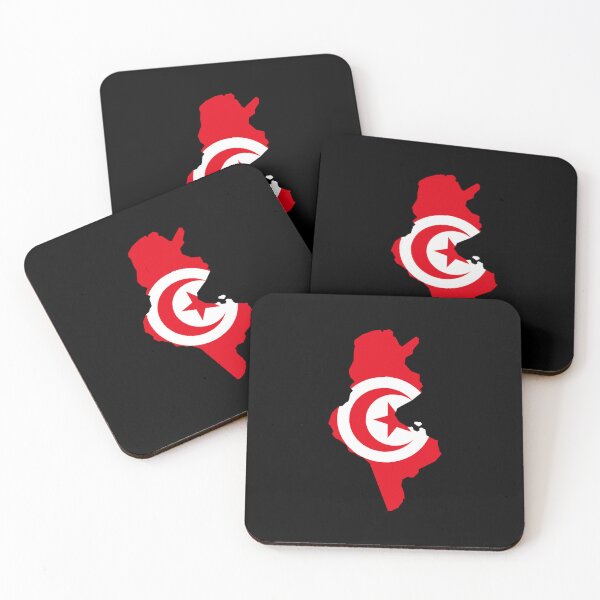 Item preview, Tunisia Shaped Flag TN designed and sold by shitpostee.